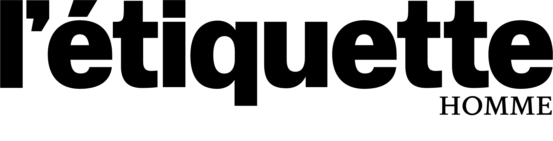 L'étiquette Homme